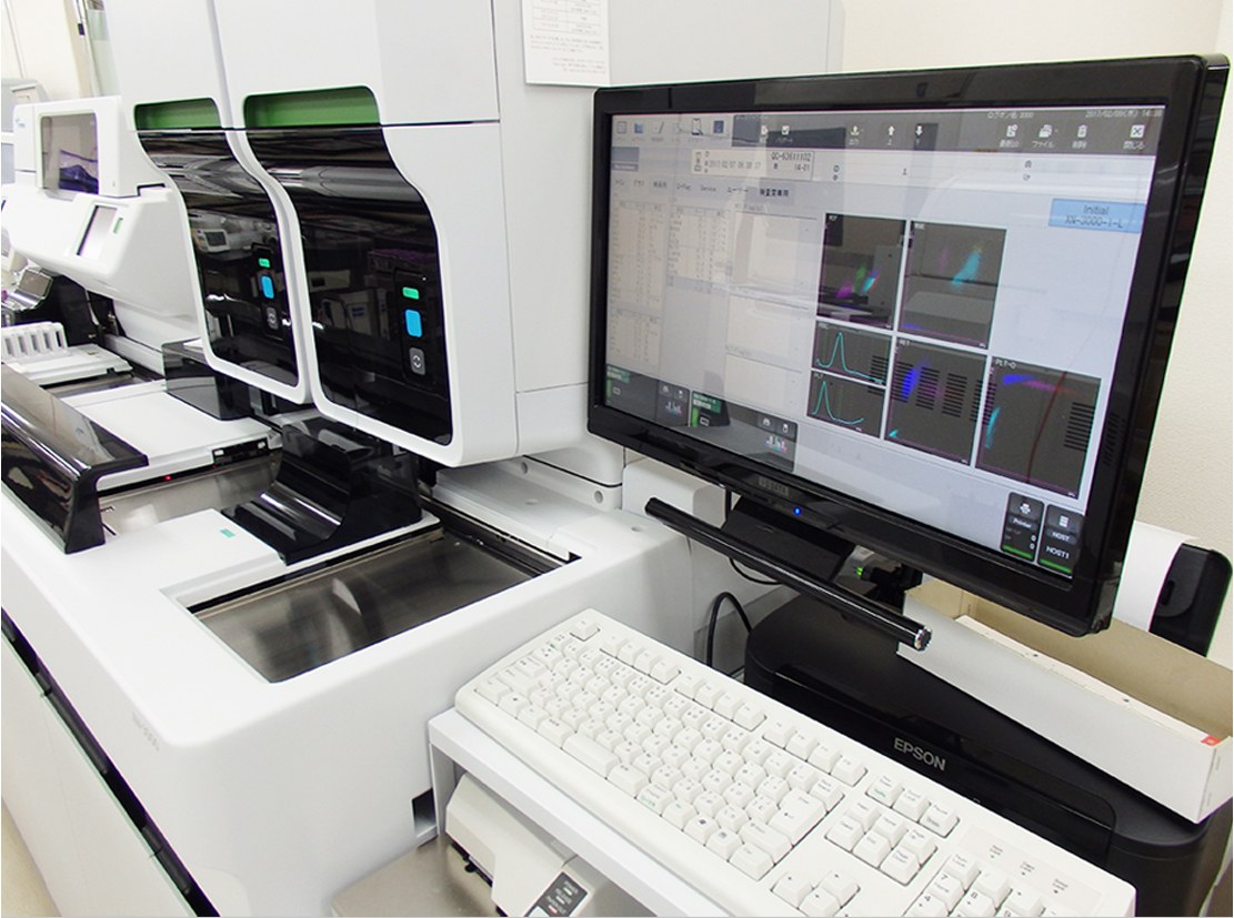 血液検査装置：白血球数・赤血球数等を測定